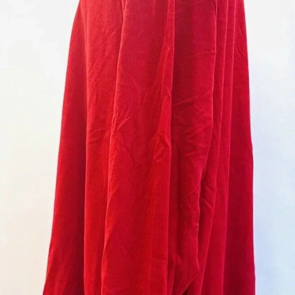 NWT SONOMA Women Long Sleeve Pull Over Round Neck 100% Cotton Red Shirt Size 5X - Picture 4 of 10